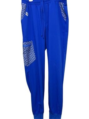 Spurrin' Women's Scrub pants in Vibrant Royal Blue